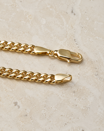 Miami Cuban Chain (Gold) -4mm