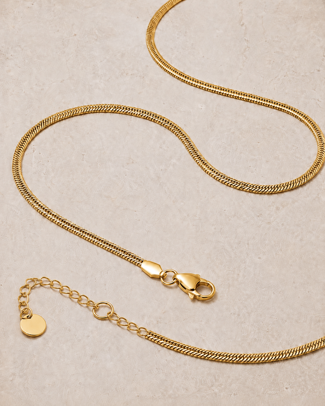 Herringbone Chain (Gold) -3mm