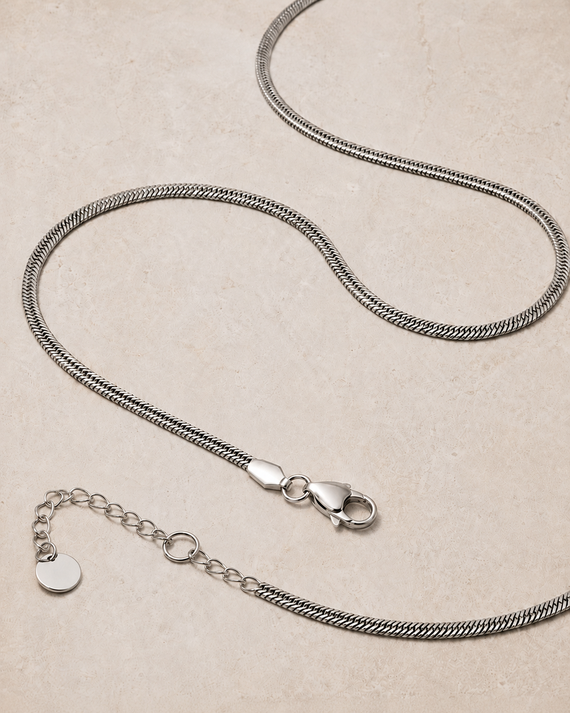 Herringbone Chain (Silver) -3mm
