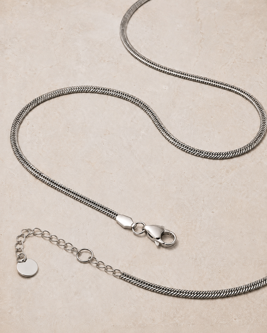 Herringbone Chain (Silver) -3mm