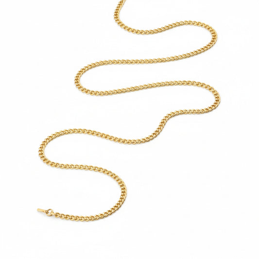 Gold Cuban Chain 3mm